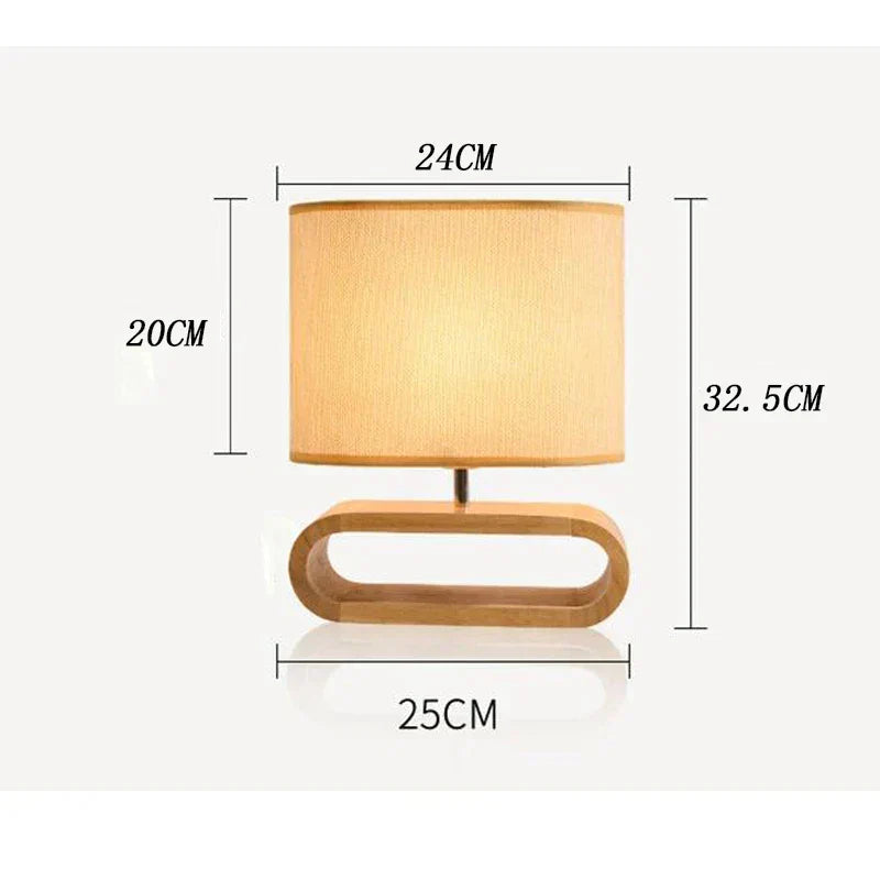 BowLift | Scandinavian Wooden Table Lamp – Elegant and Handmade