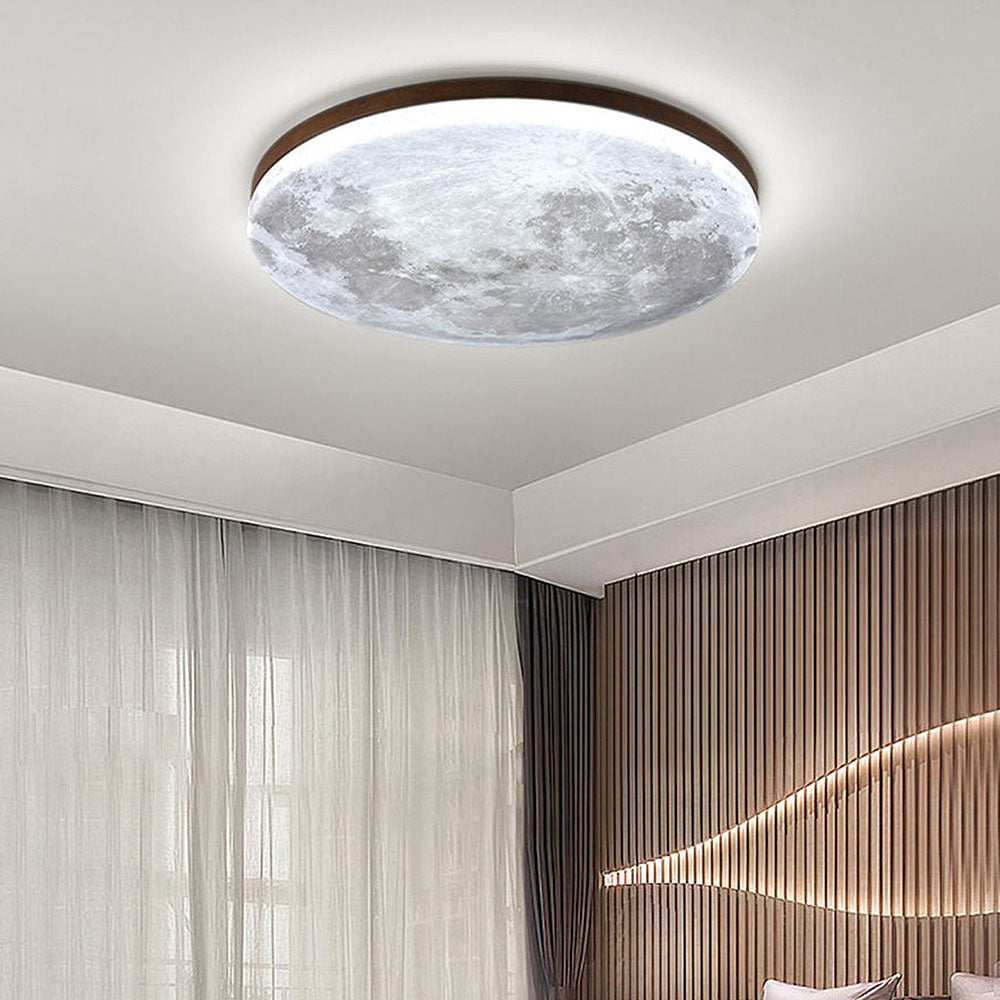 BowLift | LunaGlow - Moon Lamp Ceiling Lamp With Soft LED Lighting