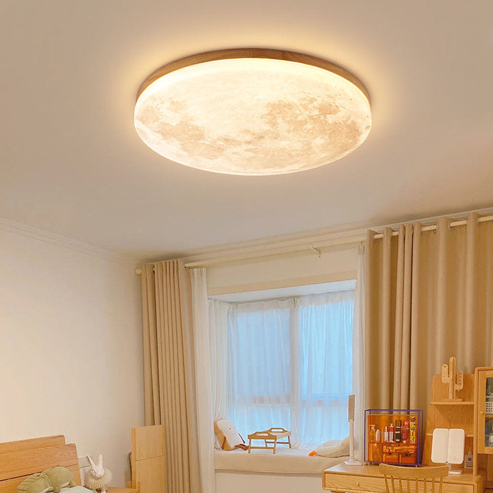 BowLift | LunaGlow - Moon Lamp Ceiling Lamp With Soft LED Lighting