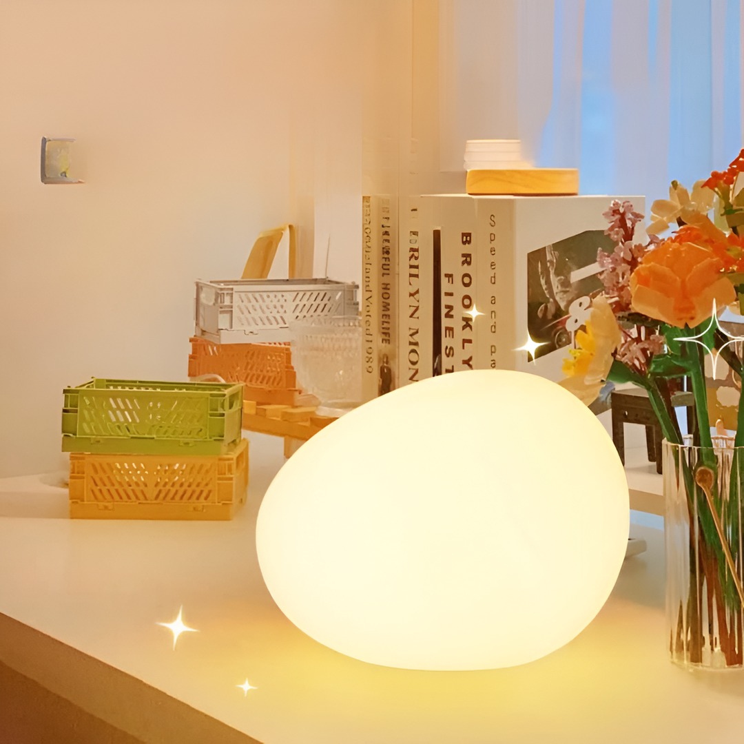 BowLift | Round Metal Table Lamp in Scandinavian Design