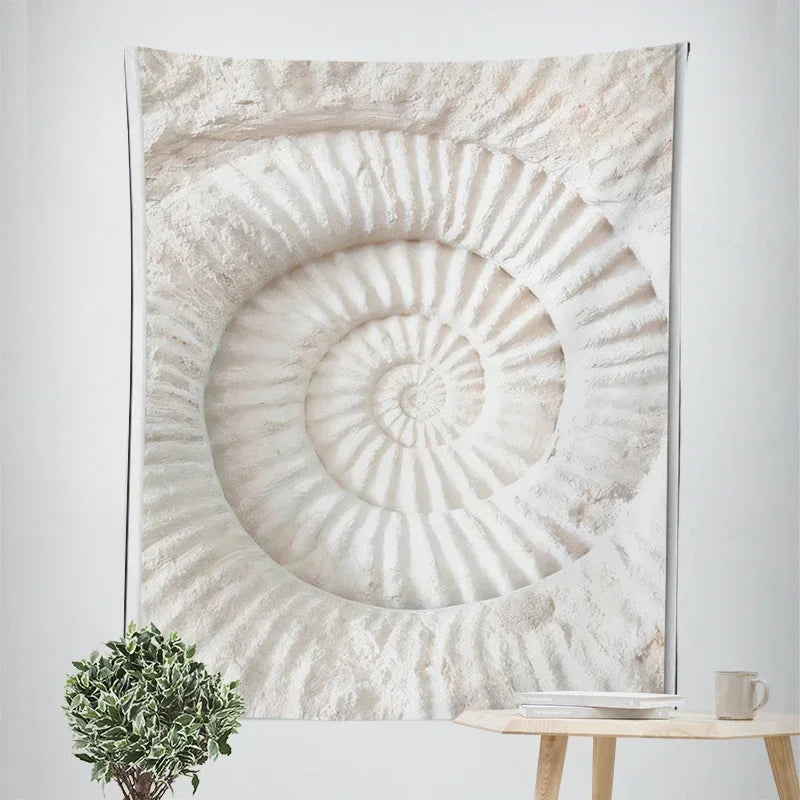 Nordic Hanging Tapestry Wall Decoration 100% Polyester Printed Seascapes Sun Sea & Sandy Beach Blue Sky Tapestries Pictures Of Calm For Living Room | Bowlift