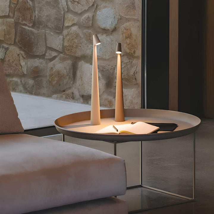 BowLift | Minimalistic LED Table Lamp | Wireless | Dimmable | Reading Lamp | Dining Room Lighting