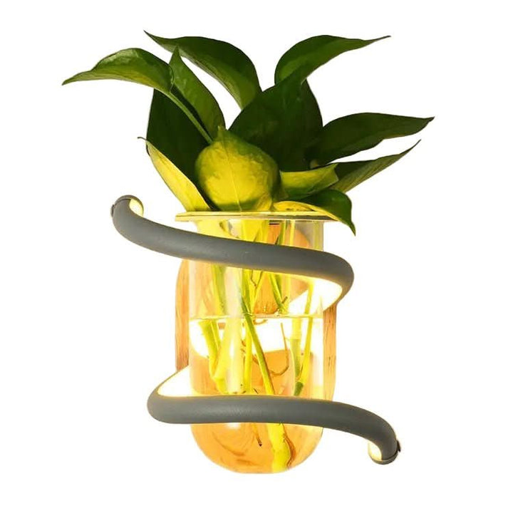 BowLift | LED wall vase lamp with Nordic design for outdoor areas