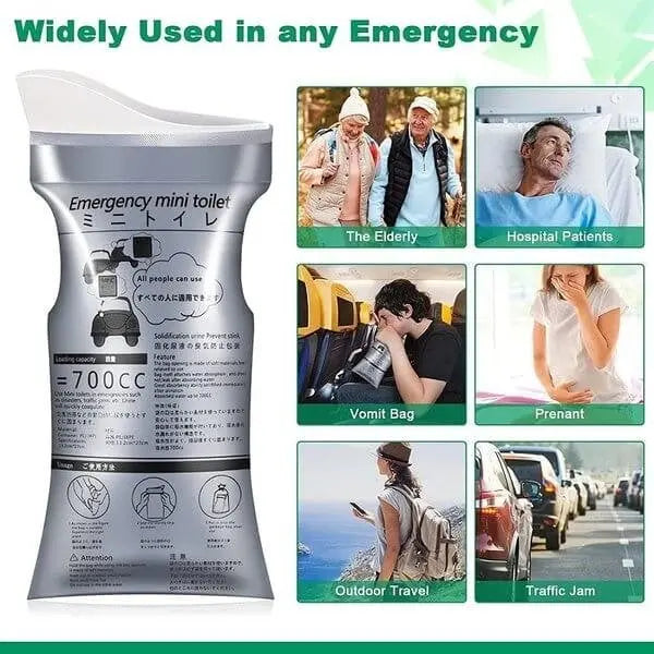 BowLift | Emergency travel bag for urine relief — Leak-proof & odor-proof