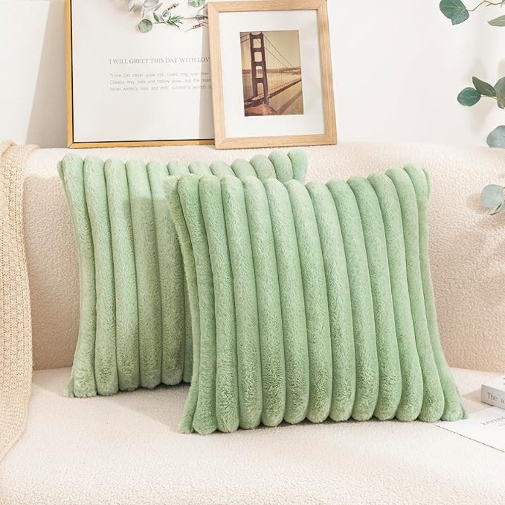BowLift | Nouvia Faux Fur Plush Cushion Cover