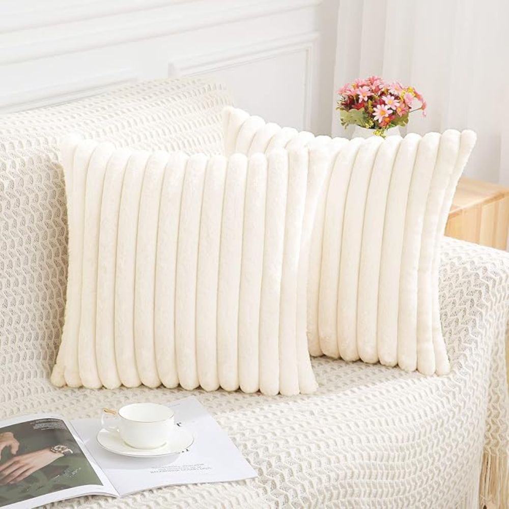 BowLift | Nouvia Faux Fur Plush Cushion Cover