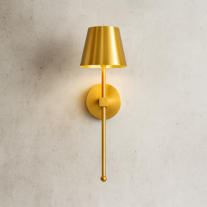 BowLift | Modern Wireless LED Wall Lamp with Metal Housing – Wall Sconce for Bedroom and Living Room
