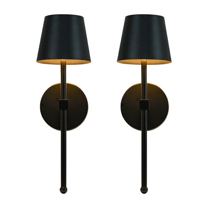 BowLift | Modern Wireless LED Wall Lamp with Metal Housing – Wall Sconce for Bedroom and Living Room