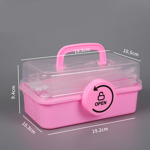 Portable Multi-Section Craft Storage Box Bowlift