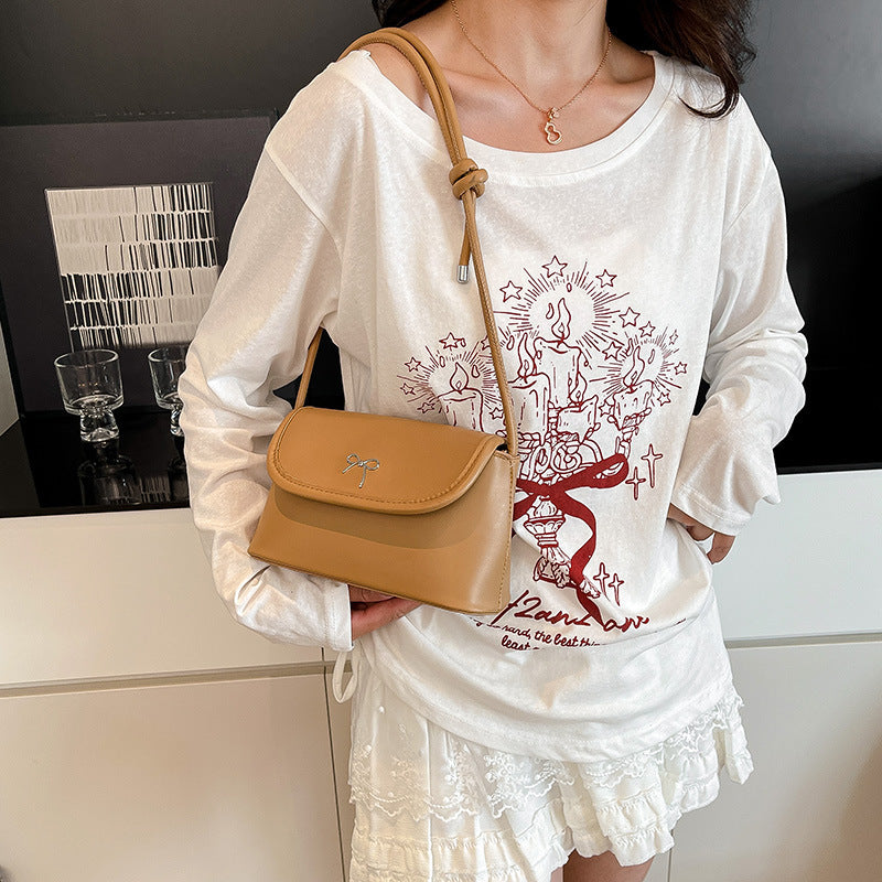 Minimalist Bow Detail Crossbody Handbag Bowlift