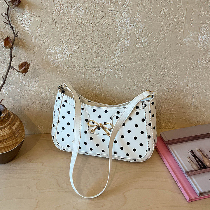 WoPolka Dot Patterned Hobo Handbag Bowlift