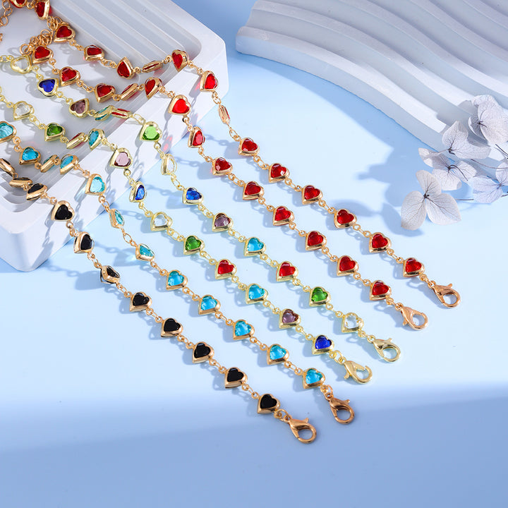 Heart-Shaped Charm Bracelet Bowlift