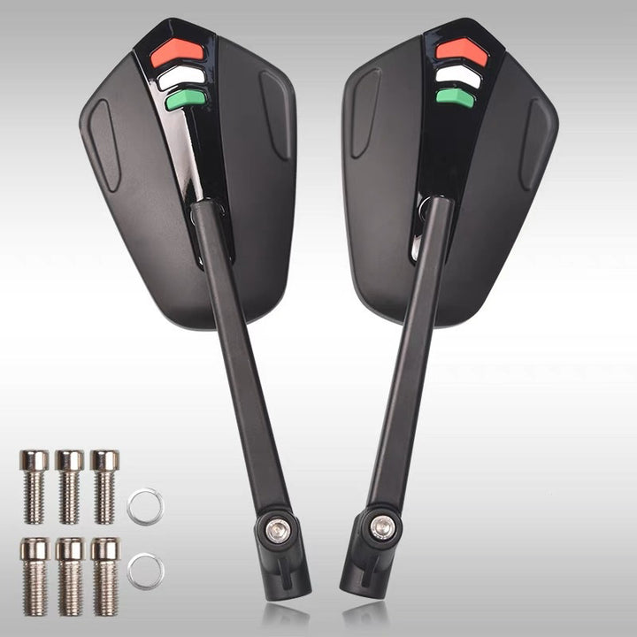 Adjustable Performance Motorcycle Mirrors Bowlift