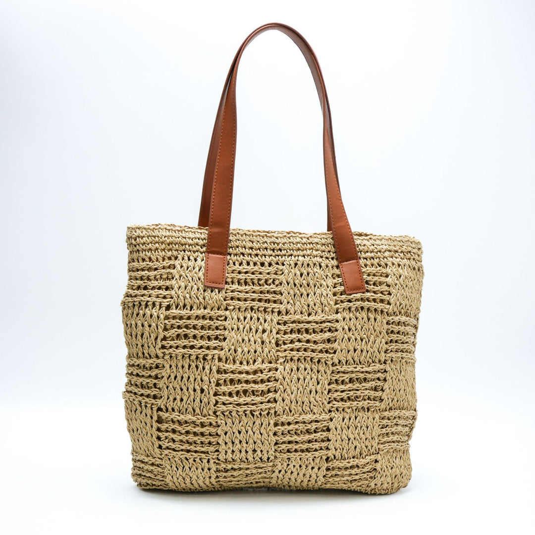 Patterned Macrame Tote Bag Bowlift