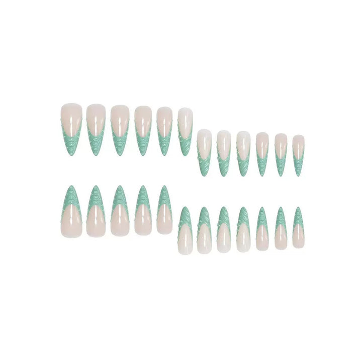 Artistic Shell-Inspired Press-On Nail Extensions Bowlift