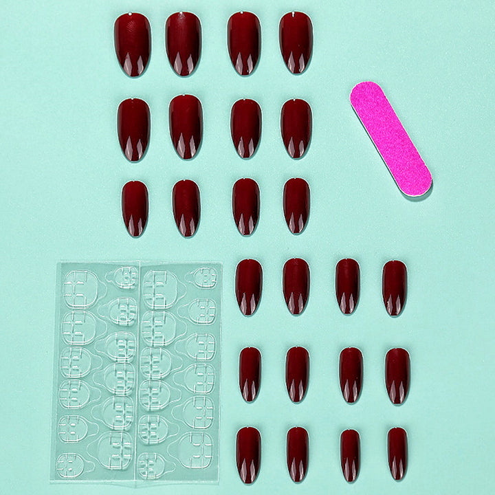 Acrylic nails with elegant almond shape Bowlift