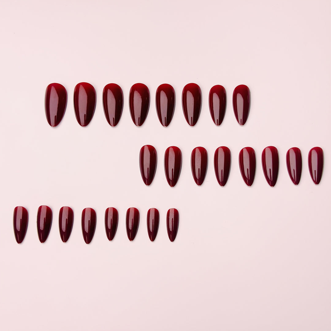 Glossy Stiletto Nail Design Bowlift