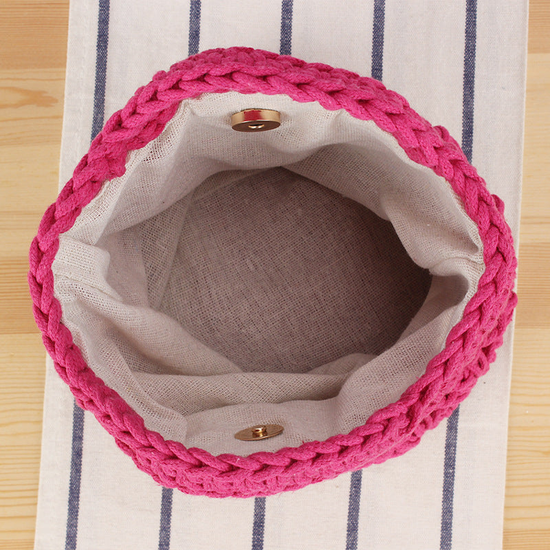 Hand-knotted shoulder bag Bowlift