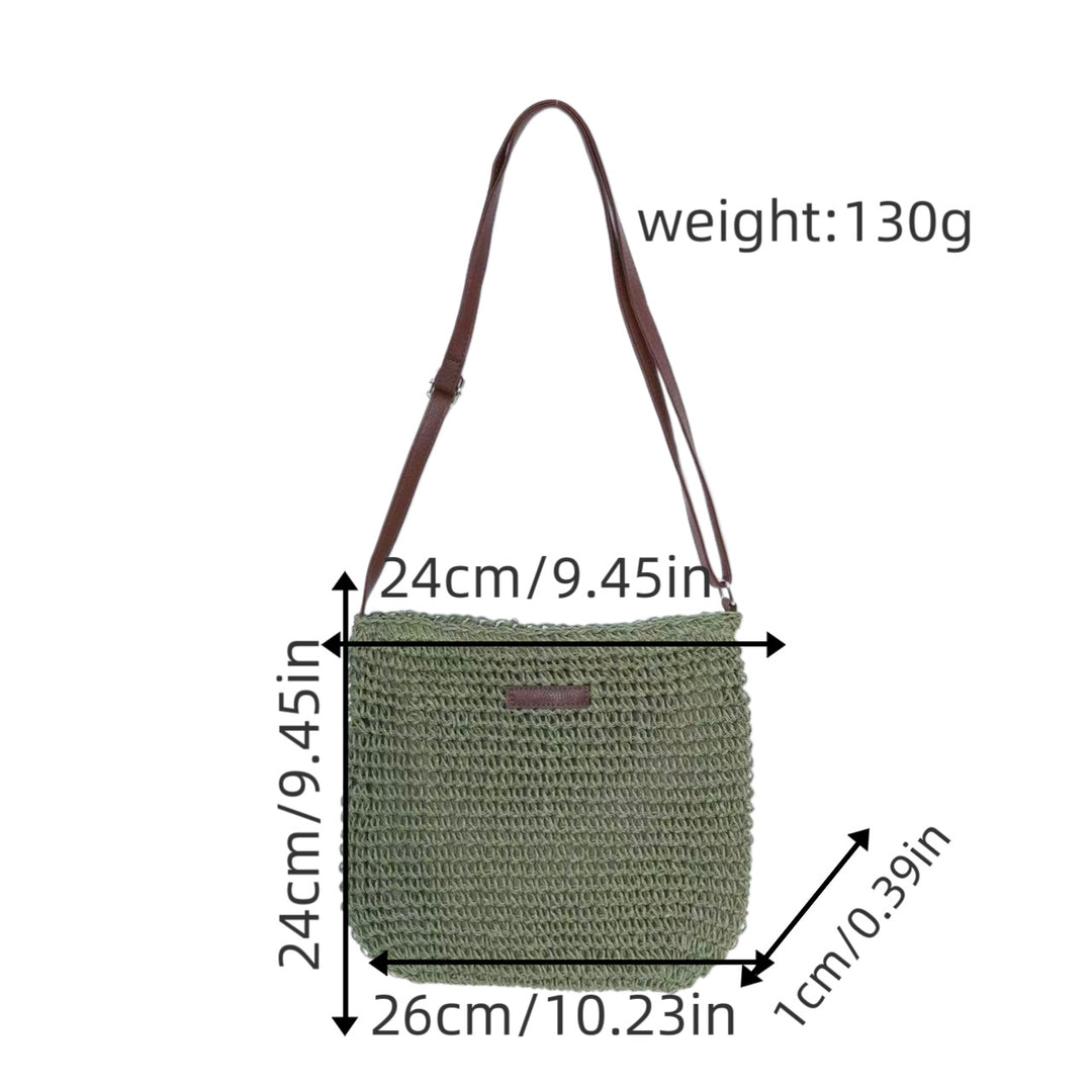 Handbag made of handcrafted natural material with adjustable shoulder strap Bowlift