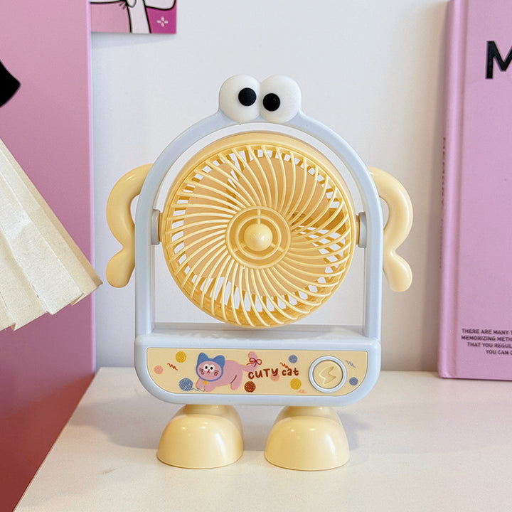 Women's Portable Mini Fan with Cute Design Bowlift