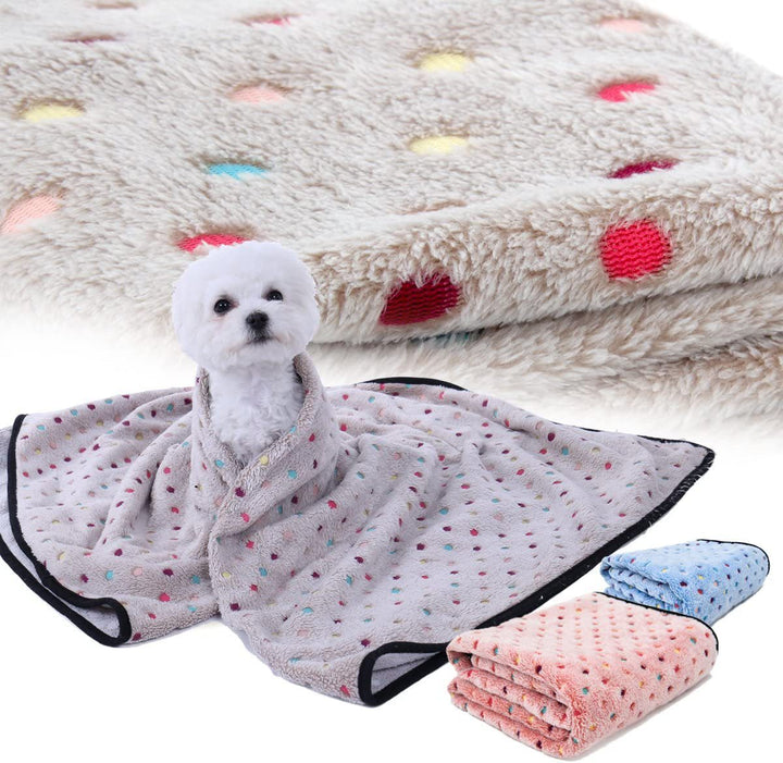 Women Cozy Polka Dot Blanket Bowlift