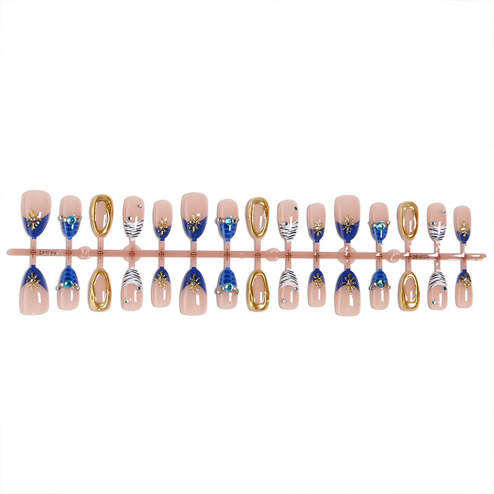Artistic art nails with elegant accents Bowlift