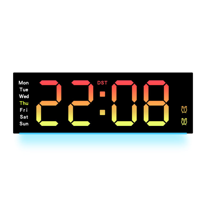 Digital wall clock with temperature sensor Bowlift