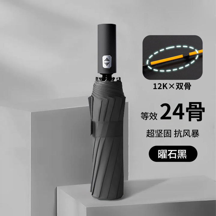 Ladies wind and rain protection umbrella with advanced double structure design Bowlift
