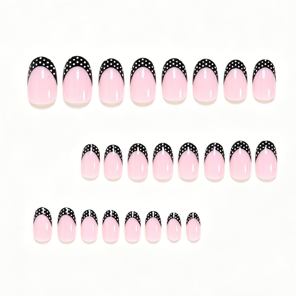 Designer French Tip Nail Art Bowlift