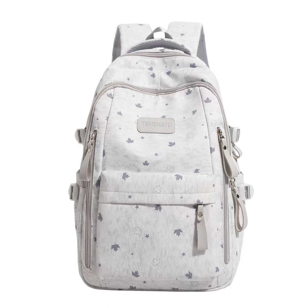 Floral Print Multi-Compartt Backpack Bowlift
