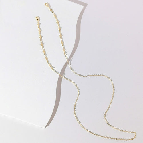 Elegant Chain Link Necklace Bowlift