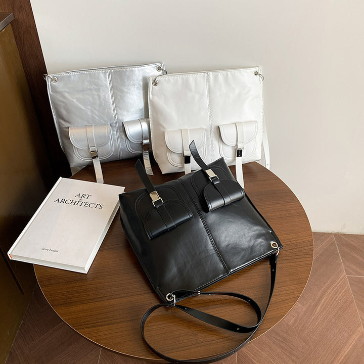 Modern Structured Shoulder Bag Bowlift