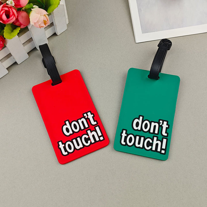 Unisex Luggage Tag with Eye-Catching Warning Message Bowlift
