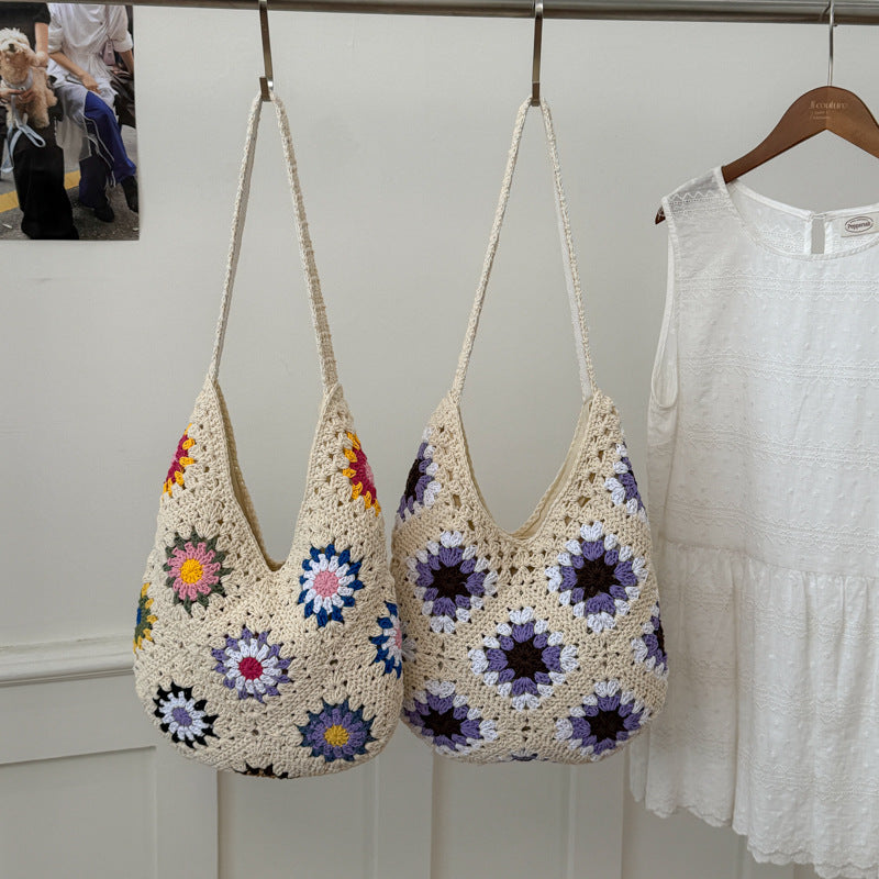Fashionable Crochet Handbag Bowlift