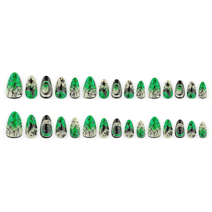 Halloween-themed artificial nails Bowlift