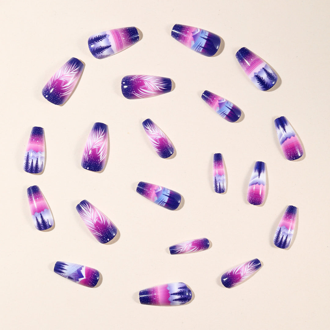 Artistic Gradient Nail Art Design Bowlift