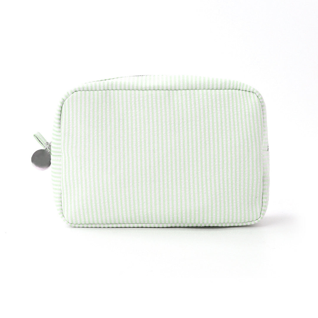Cosmetic Organizer Bag Made of Textured Material Bowlift