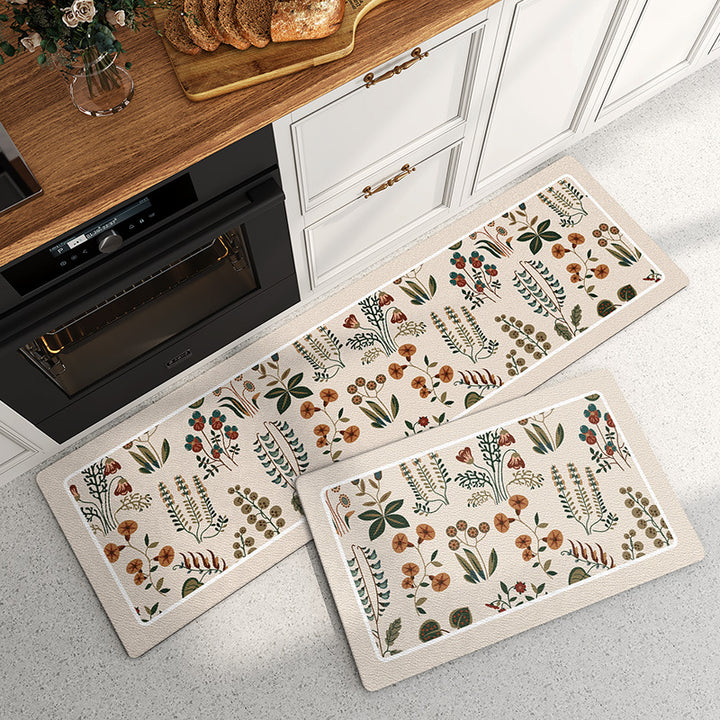 Floral Garden Kitchen Comfort Mat Bowlift