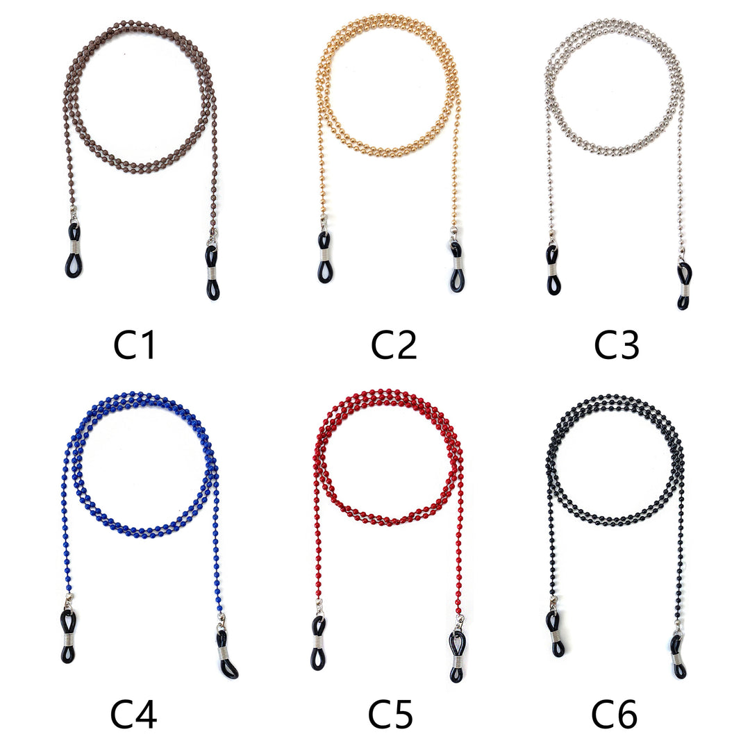 Beaded Eyewear Retainer Chain Bowlift