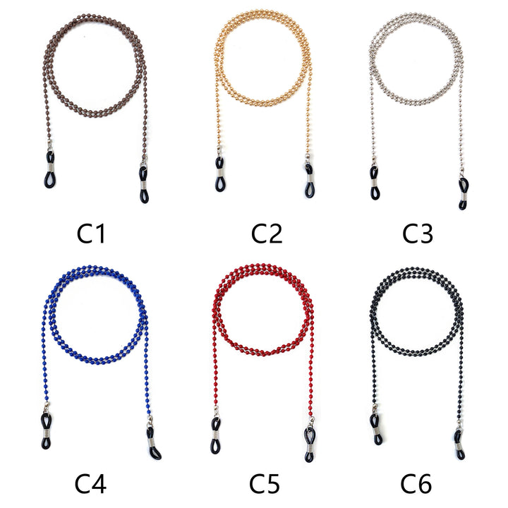 Beaded Eyewear Retainer Chain Bowlift