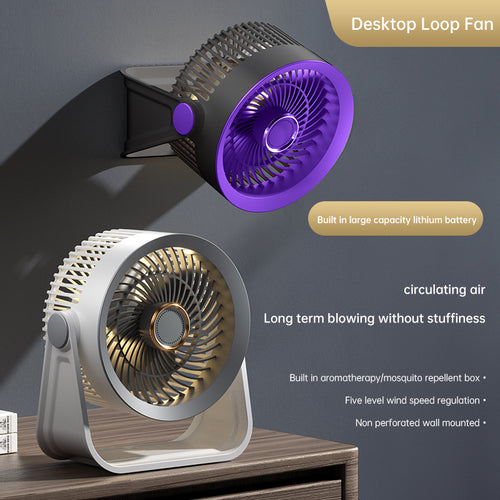 Unisex Compact High-Velocity Desktop Fan Bowlift