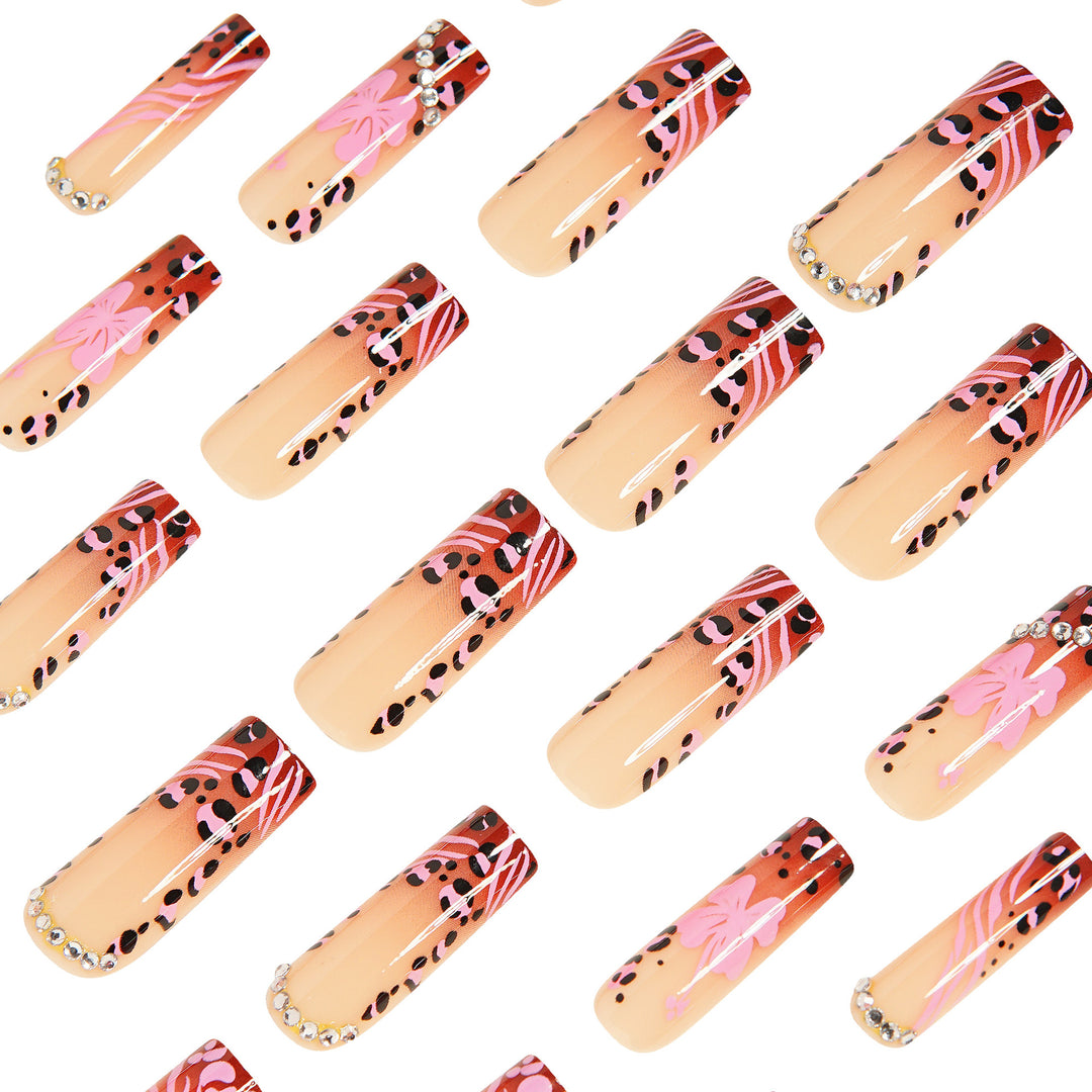 Artistic Press-On Nail Art Tips Bowlift