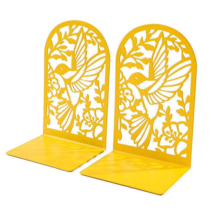 Decorative Hummingbird Metal Bookends