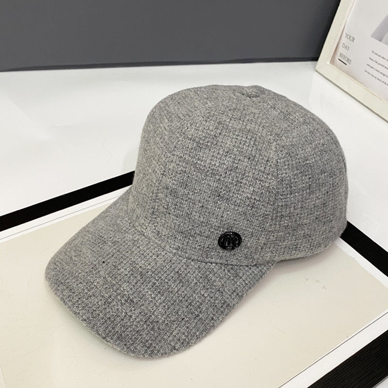 Women's Textured Cotton Baseball Cap Bowlift