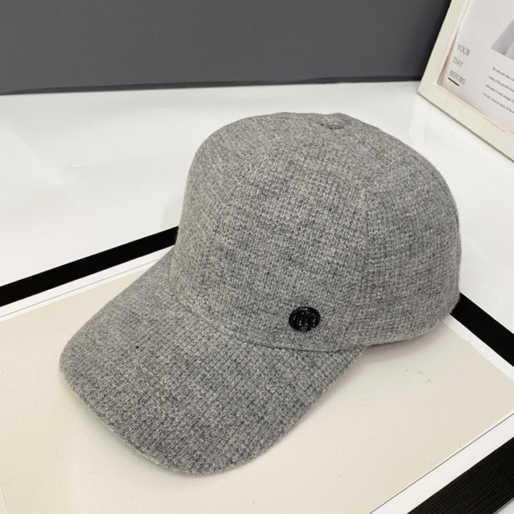 Women's Textured Cotton Baseball Cap Bowlift