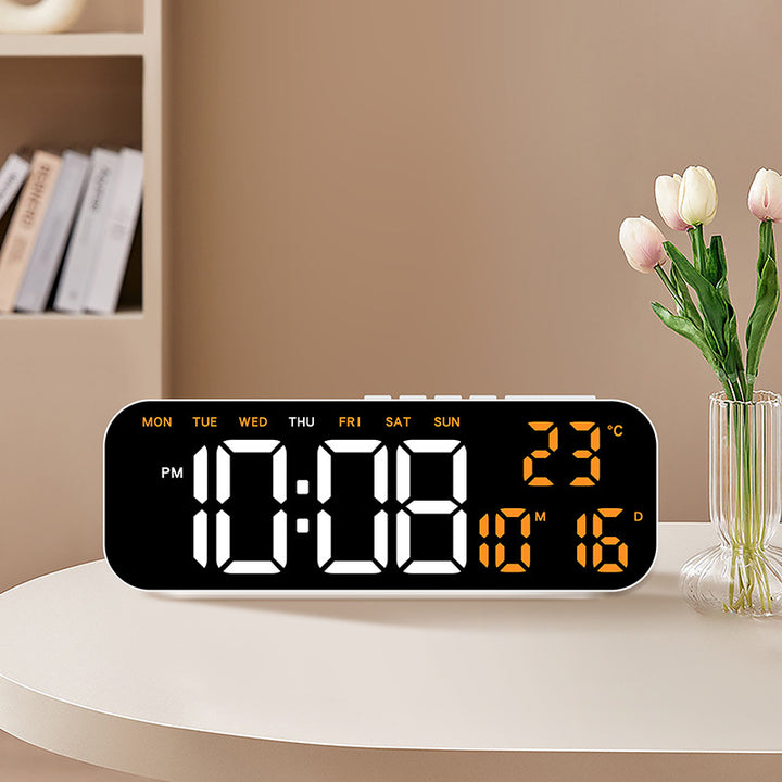 Digital Multifunction Alarm Clock with Weather Station Bowlift