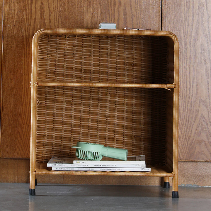 Natural Woven Open Shelf Storage Unit Bowlift