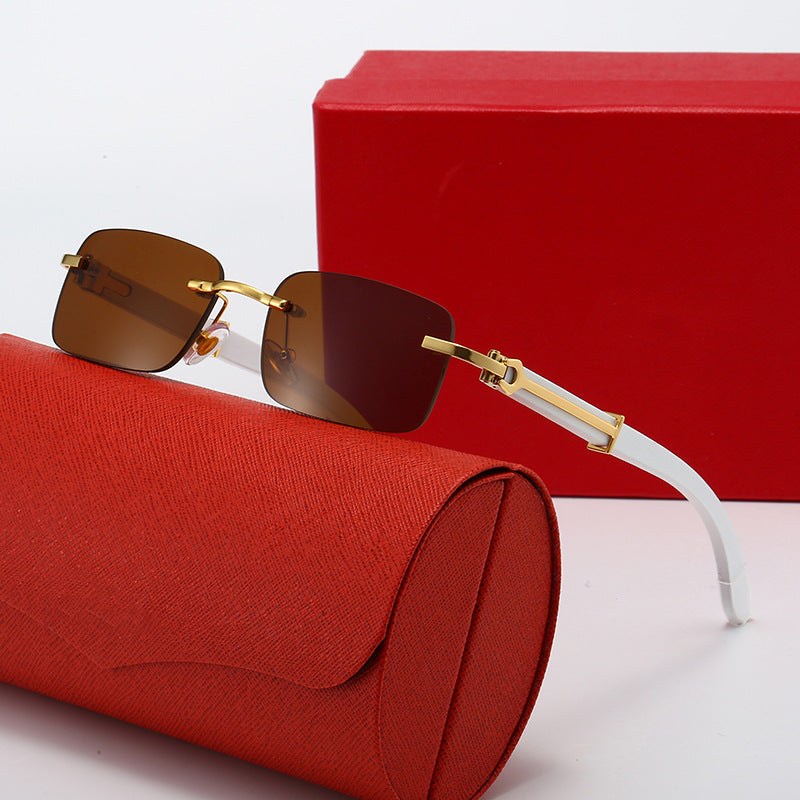 Women's fashionable sunglasses with elegant metal frame and polarized lenses Bowlift