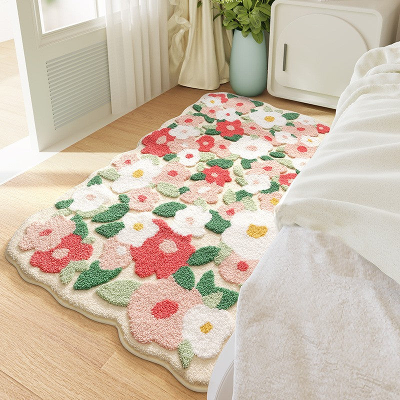 Botanical Leaf Bath Mat Bowlift