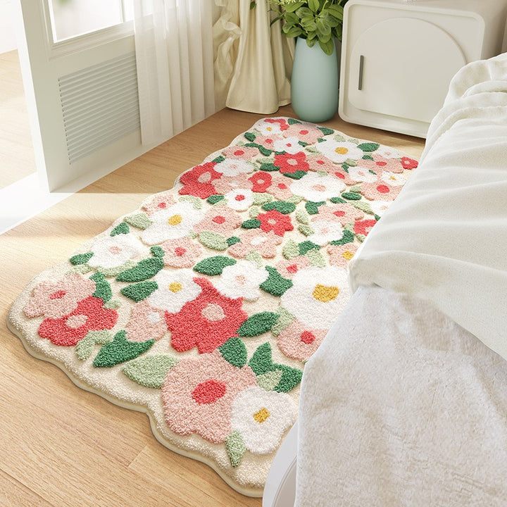 Botanical Leaf Bath Mat Bowlift